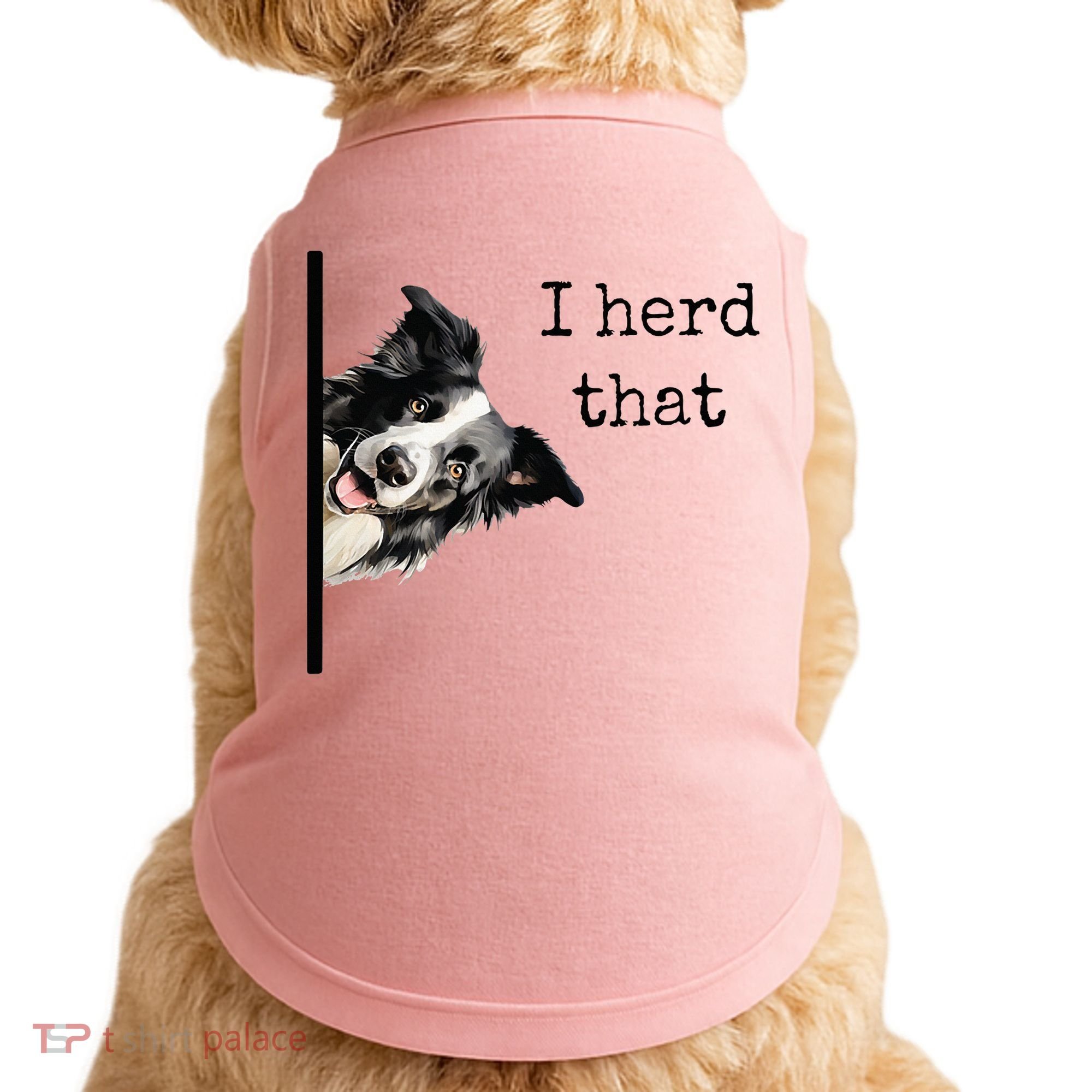 Funny Gifts For Border Collie Lovers Herd That Doggie Tank