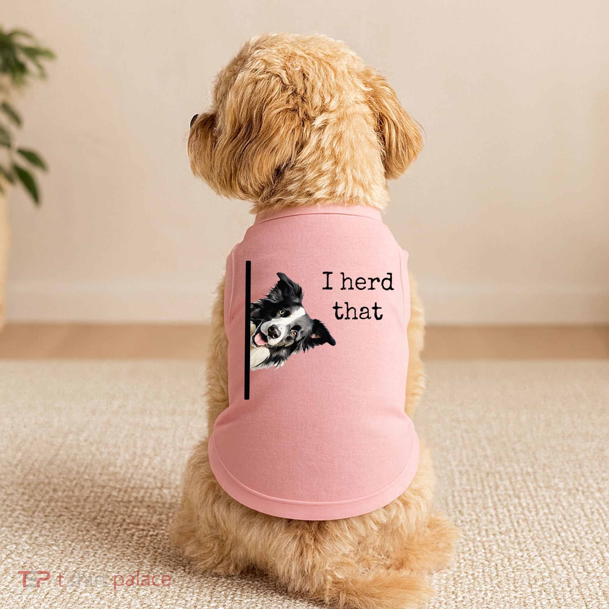 Funny Gifts For Border Collie Lovers Herd That Doggie Tank