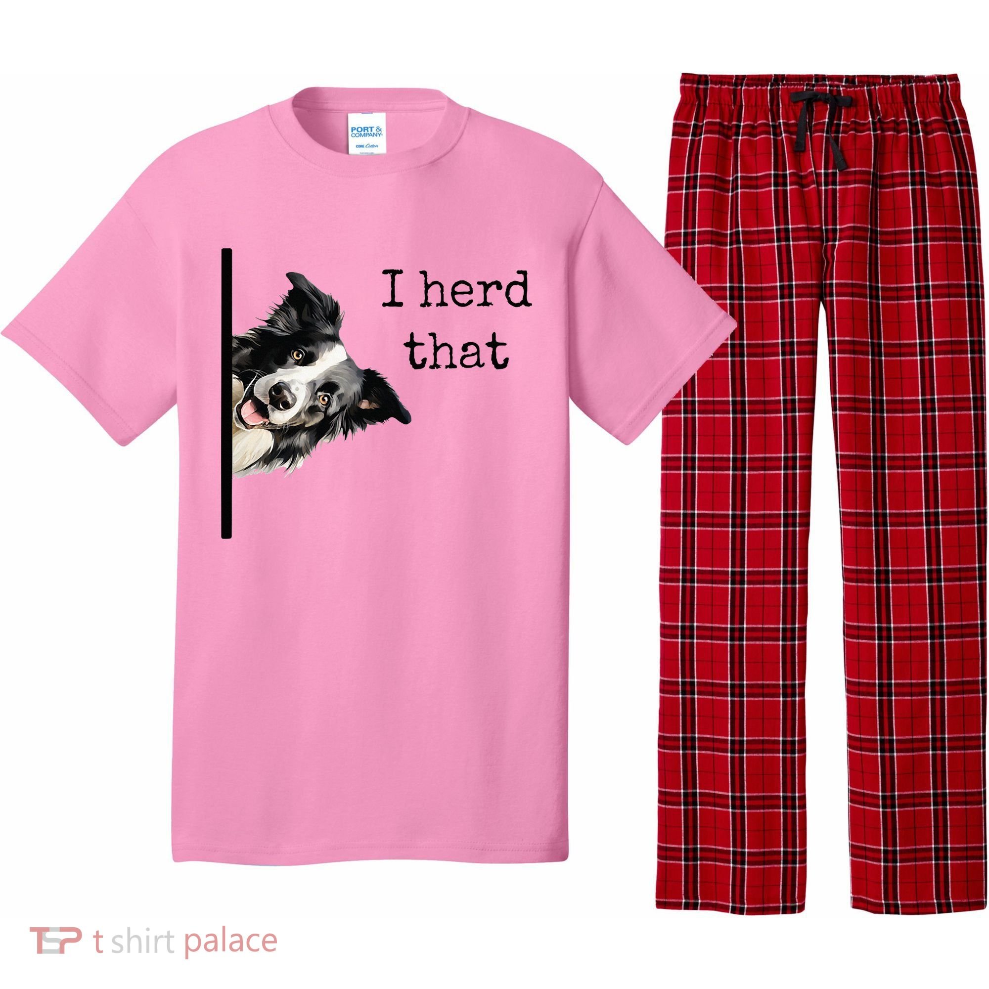 Funny Gifts For Border Collie Lovers Herd That Pajama Set