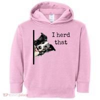 Funny Gifts For Border Collie Lovers Herd That Toddler Hoodie thumb 0