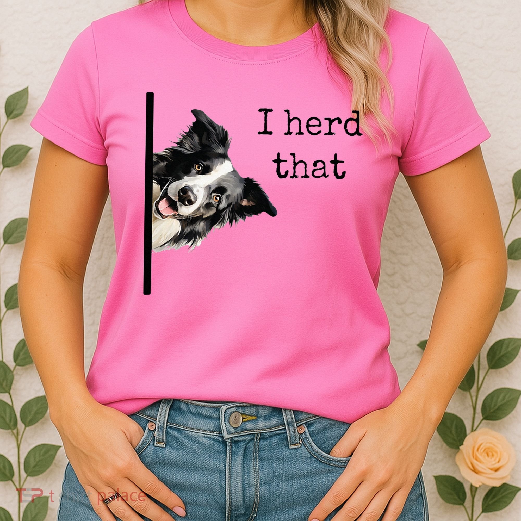 Funny Gifts For Border Collie Lovers Herd That Women's T-Shirt