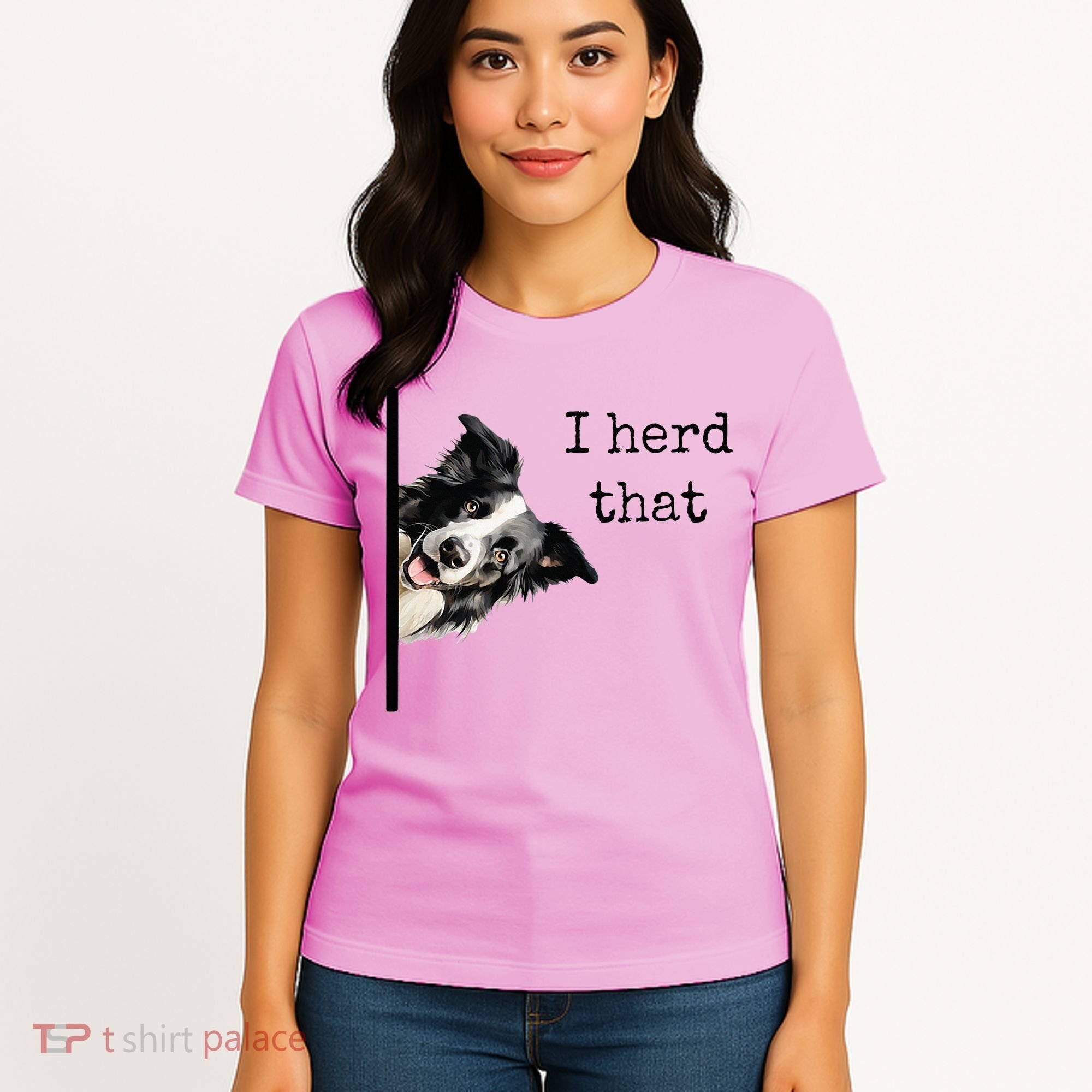 Funny Gifts For Border Collie Lovers Herd That Women's T-Shirt