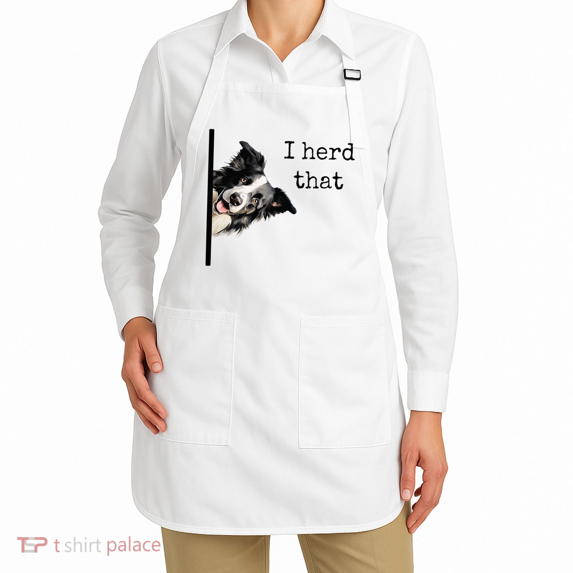 Funny Gifts For Border Collie Lovers Herd That Apron
