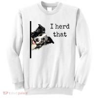Funny Gifts For Border Collie Lovers Herd That Sweatshirt thumb 0