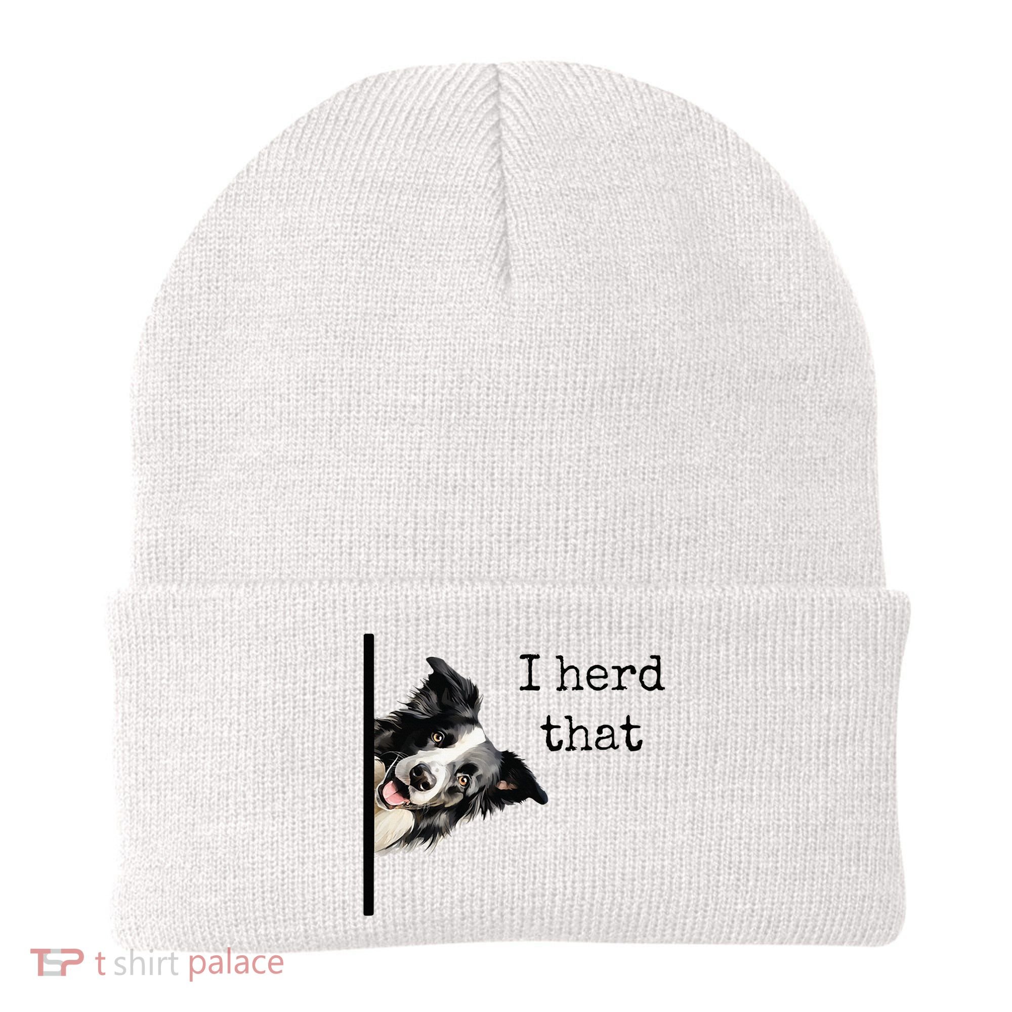 Funny Gifts For Border Collie Lovers Herd That Beanie