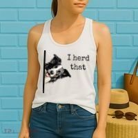 Funny Gifts For Border Collie Lovers Herd That Women's Tank Top thumb 2
