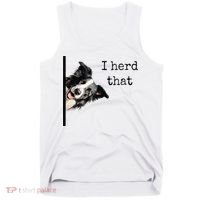 Funny Gifts For Border Collie Lovers Herd That Tank Top thumb 0