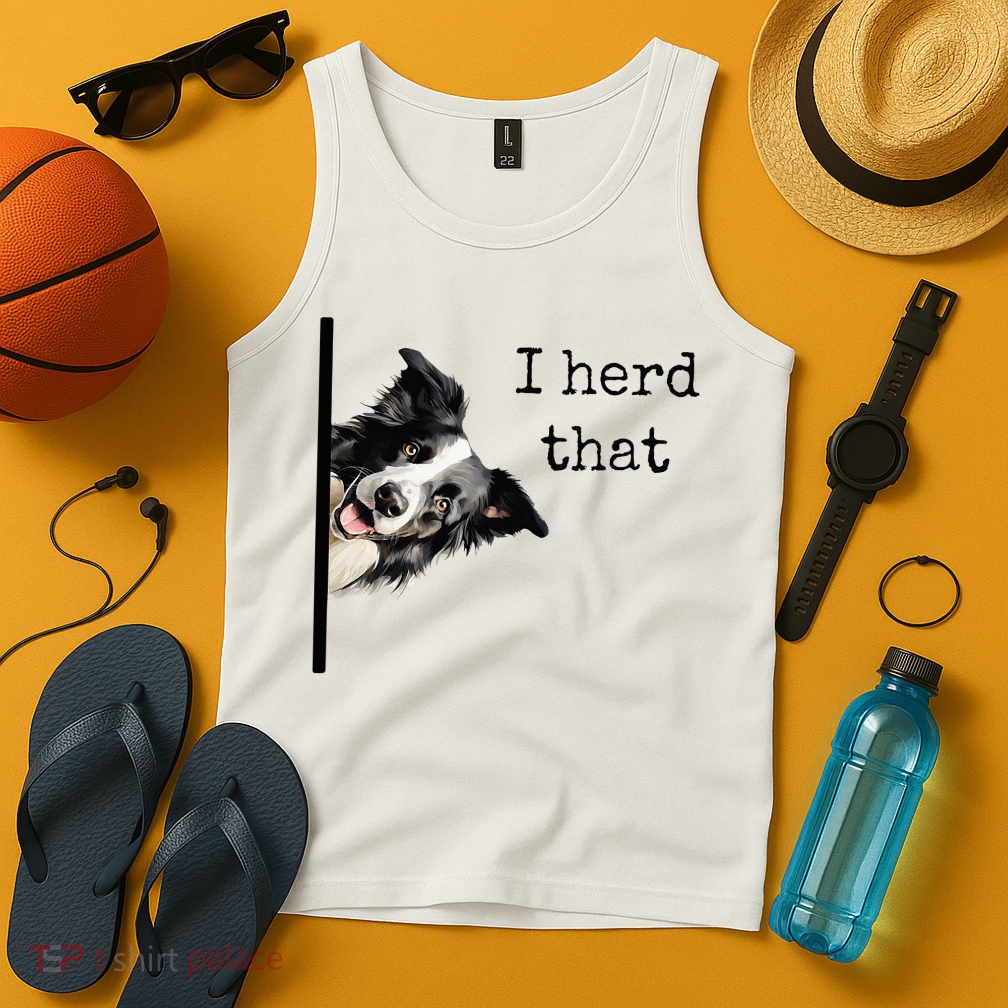 Funny Gifts For Border Collie Lovers Herd That Tank Top