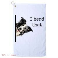 Funny Gifts For Border Collie Lovers Herd That Golf Towel thumb 0