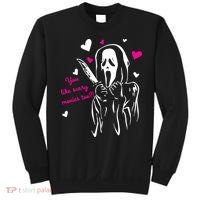 Funny Ghost Face You Like Scary Movies Too Sweatshirt thumb 0