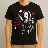 Funny Ghost Face You Like Scary Movies Too T-Shirt thumb 3