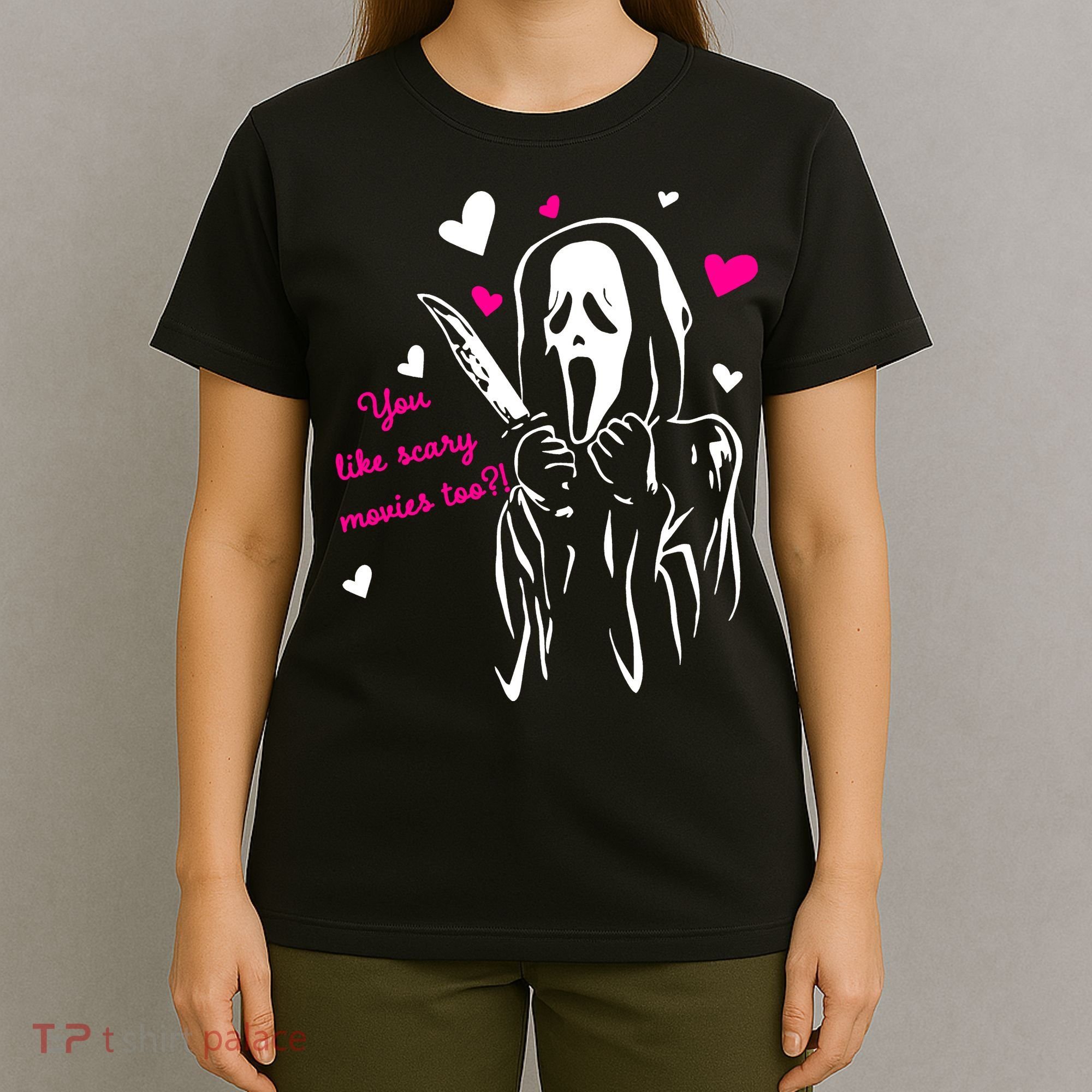 Funny Ghost Face You Like Scary Movies Too T-Shirt