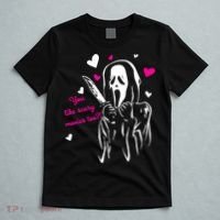 Funny Ghost Face You Like Scary Movies Too T-Shirt thumb 5