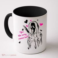 Funny Ghost Face You Like Scary Movies Too Coffee Mug thumb 0