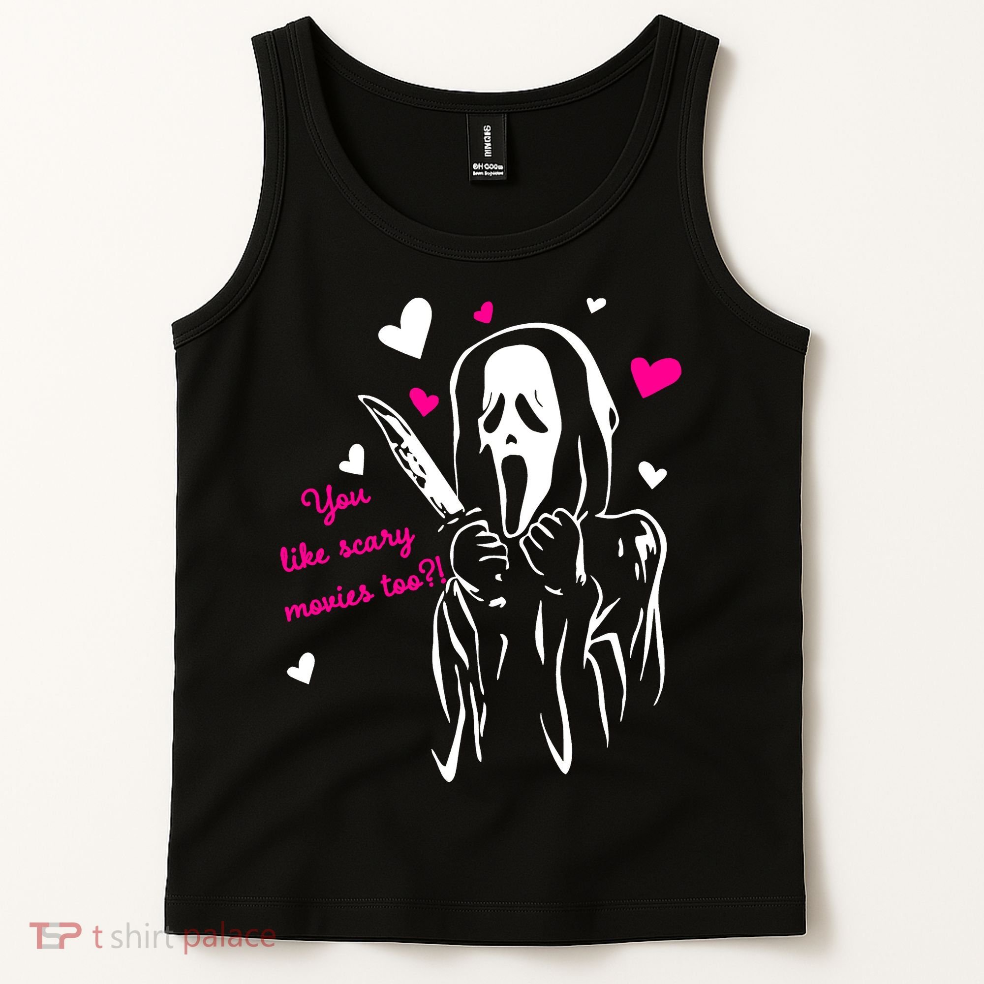Funny Ghost Face You Like Scary Movies Too Tank Top