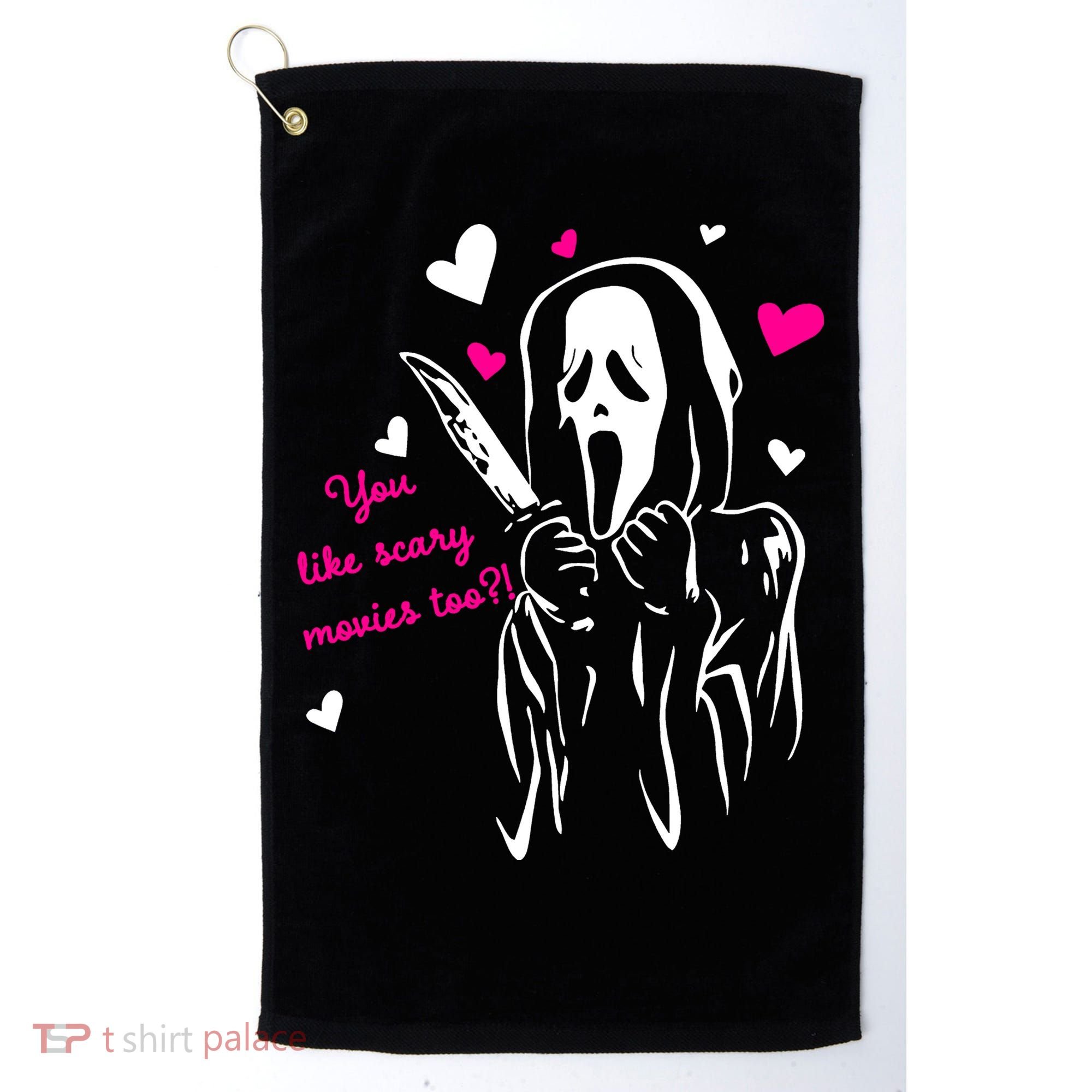 Funny Ghost Face You Like Scary Movies Too Golf Towel