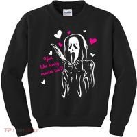 Funny Ghost Face You Like Scary Movies Too Kids Sweatshirt thumb 0