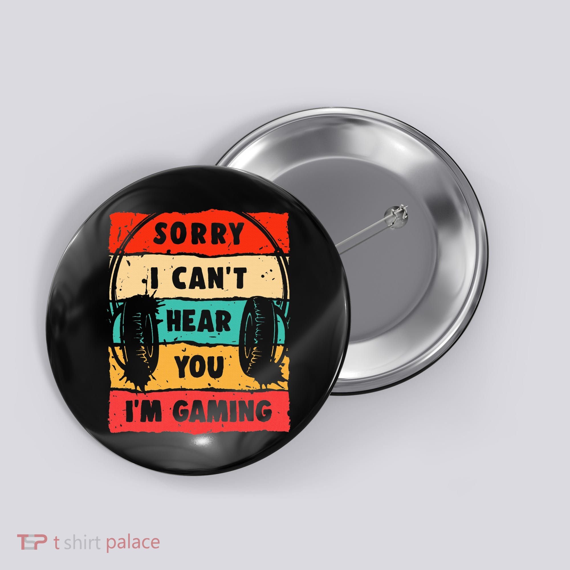 Funny Gamer For Boy Video Gaming Button