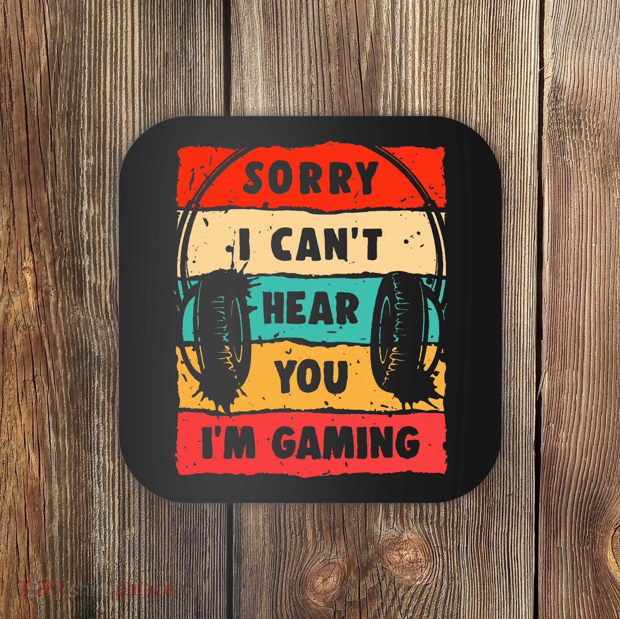 Funny Gamer For Boy Video Gaming Coaster