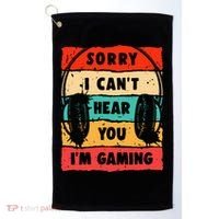 Funny Gamer For Boy Video Gaming Golf Towel thumb 0