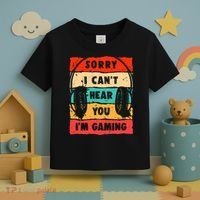 Funny Gamer For Boy Video Gaming Toddler T-Shirt thumb 3