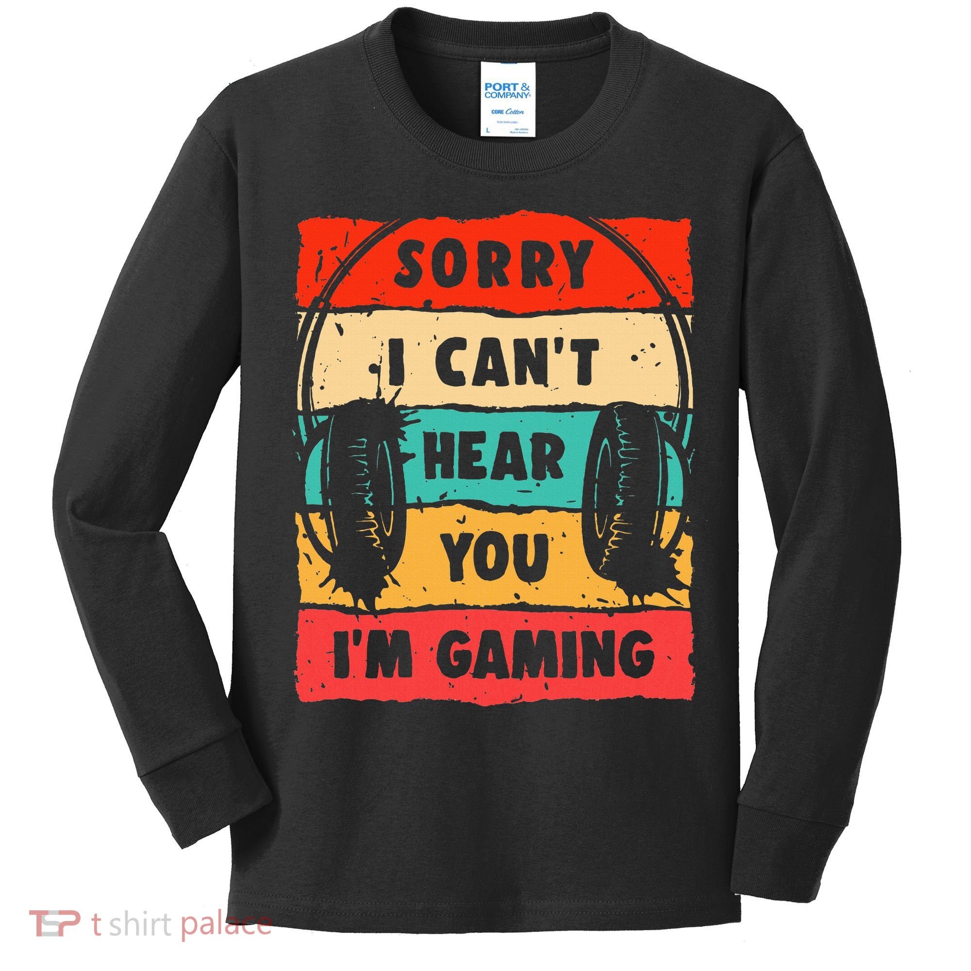 Funny Gamer For Boy Video Gaming Kids Long Sleeve Shirt