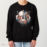 Floral Guitar Women's Sweatshirt thumb 0
