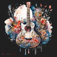 Floral Guitar Beanie thumb 2