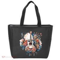 Floral Guitar Tote Bag thumb 0