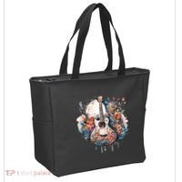 Floral Guitar Tote Bag thumb 2