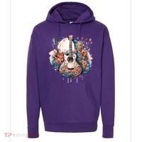 Floral Guitar Hoodie thumb 0