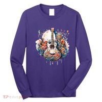 Floral Guitar Long Sleeve Shirt thumb 0
