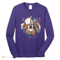 Floral Guitar Long Sleeve Shirt thumb 0