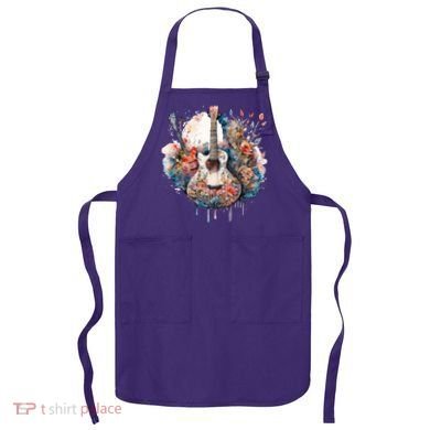 Floral Guitar Apron