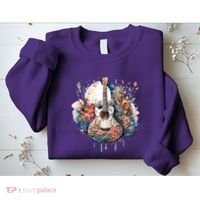 Floral Guitar Sweatshirt thumb 2