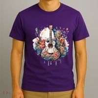 Floral Guitar T-Shirt thumb 3