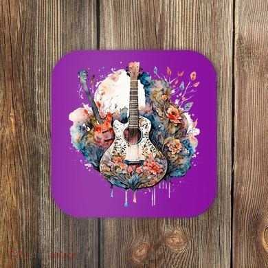Floral Guitar Coaster