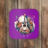 Floral Guitar Coaster thumb 0