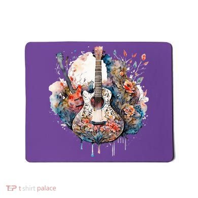 Floral Guitar Mousepad