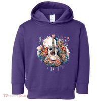 Floral Guitar Toddler Hoodie thumb 0
