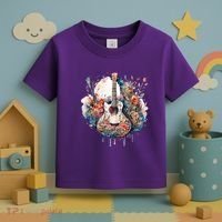 Floral Guitar Toddler T-Shirt thumb 3