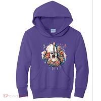 Floral Guitar Kids Hoodie thumb 0