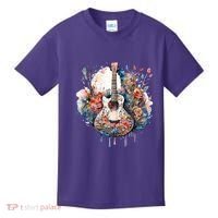 Floral Guitar Kids T-Shirt thumb 0