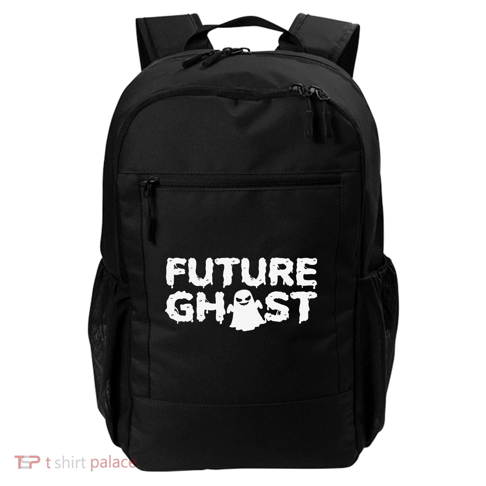 Future Ghost Funny Halloween Boo Spooky Trick Or Treat Backpack