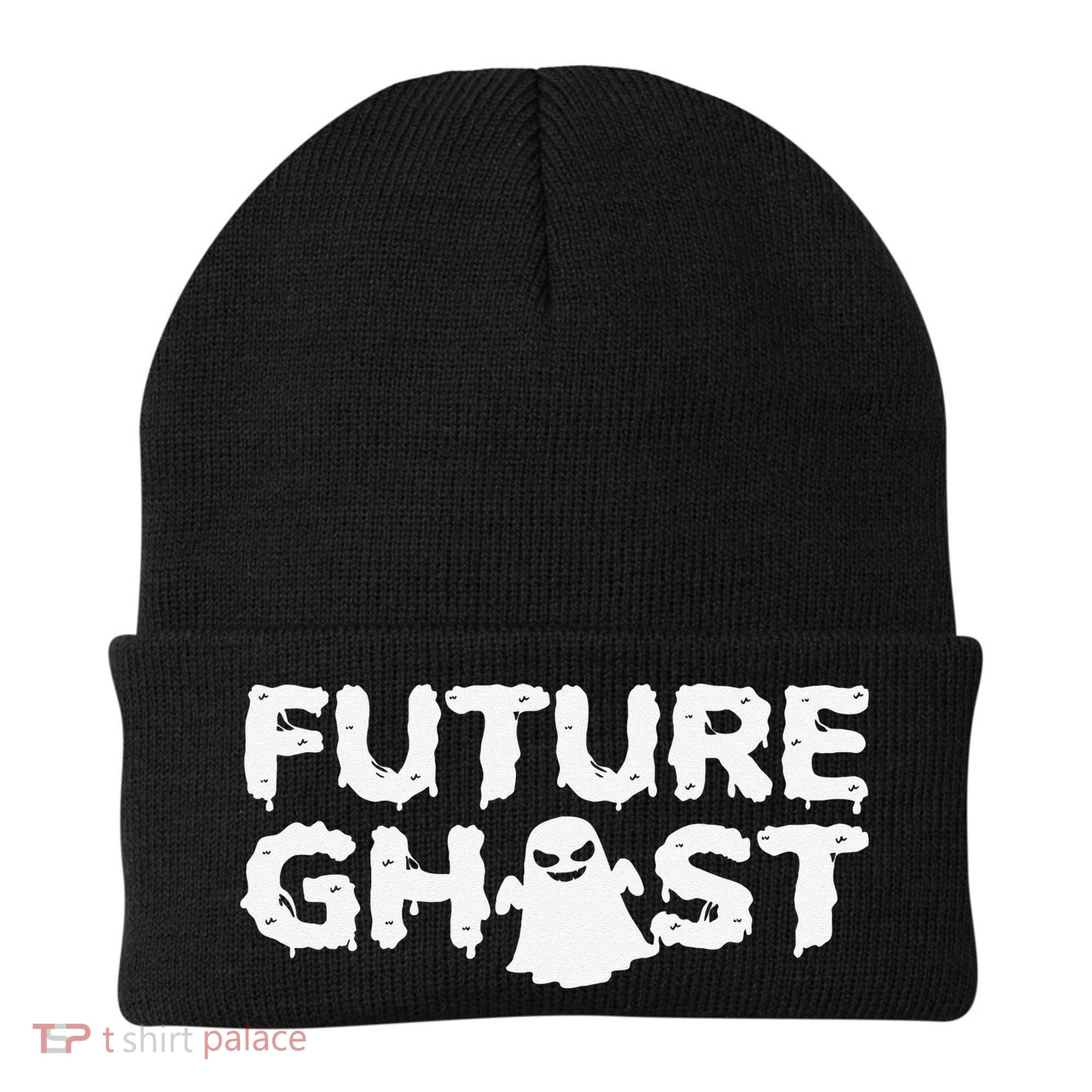 Future Ghost Funny Halloween Boo Spooky Trick Or Treat Beanie