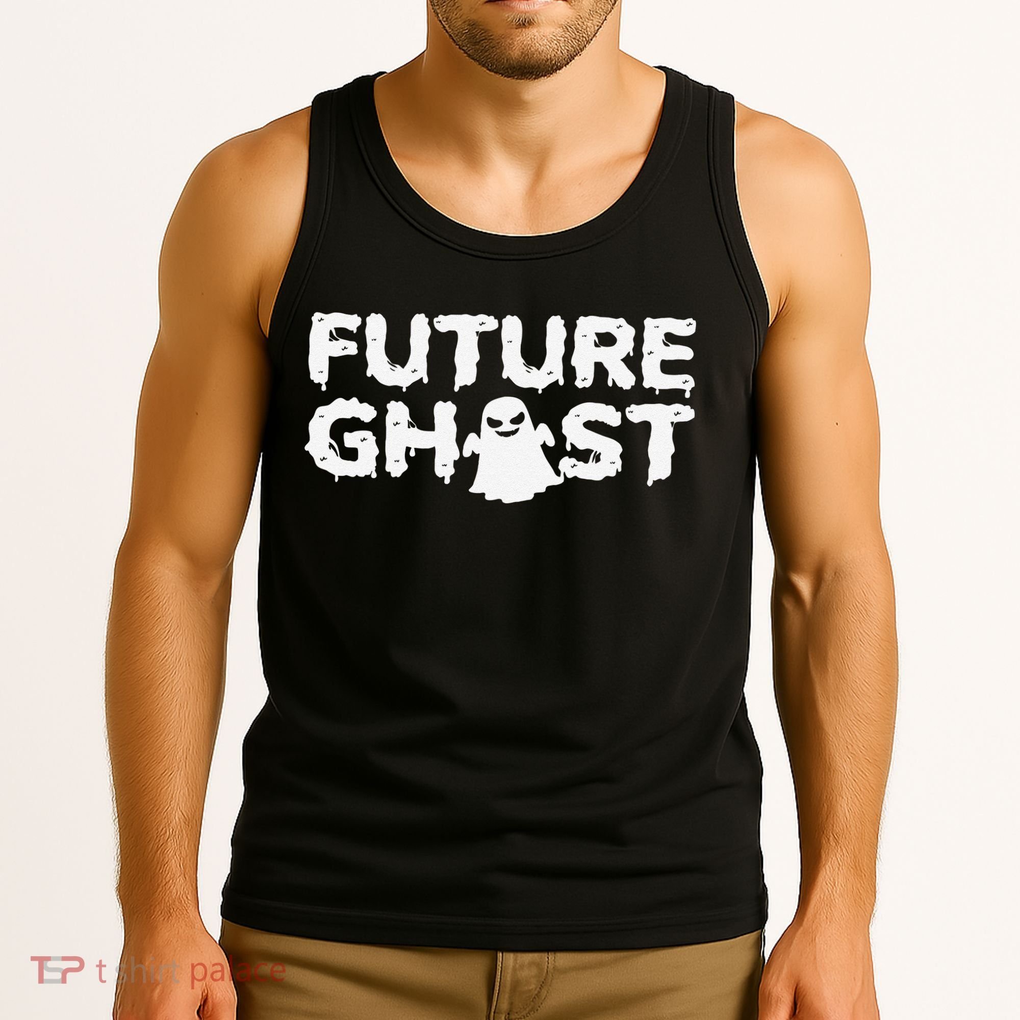 Future Ghost Funny Halloween Boo Spooky Trick Or Treat Tank Top