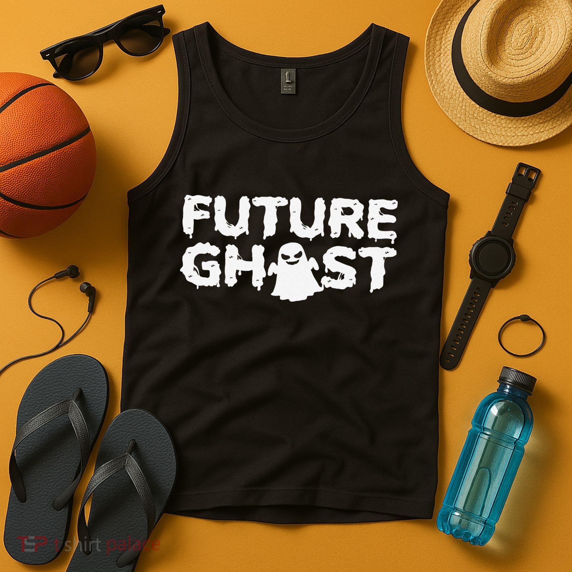 Future Ghost Funny Halloween Boo Spooky Trick Or Treat Tank Top