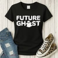 Future Ghost Funny Halloween Boo Spooky Trick Or Treat Women's T-Shirt thumb 3