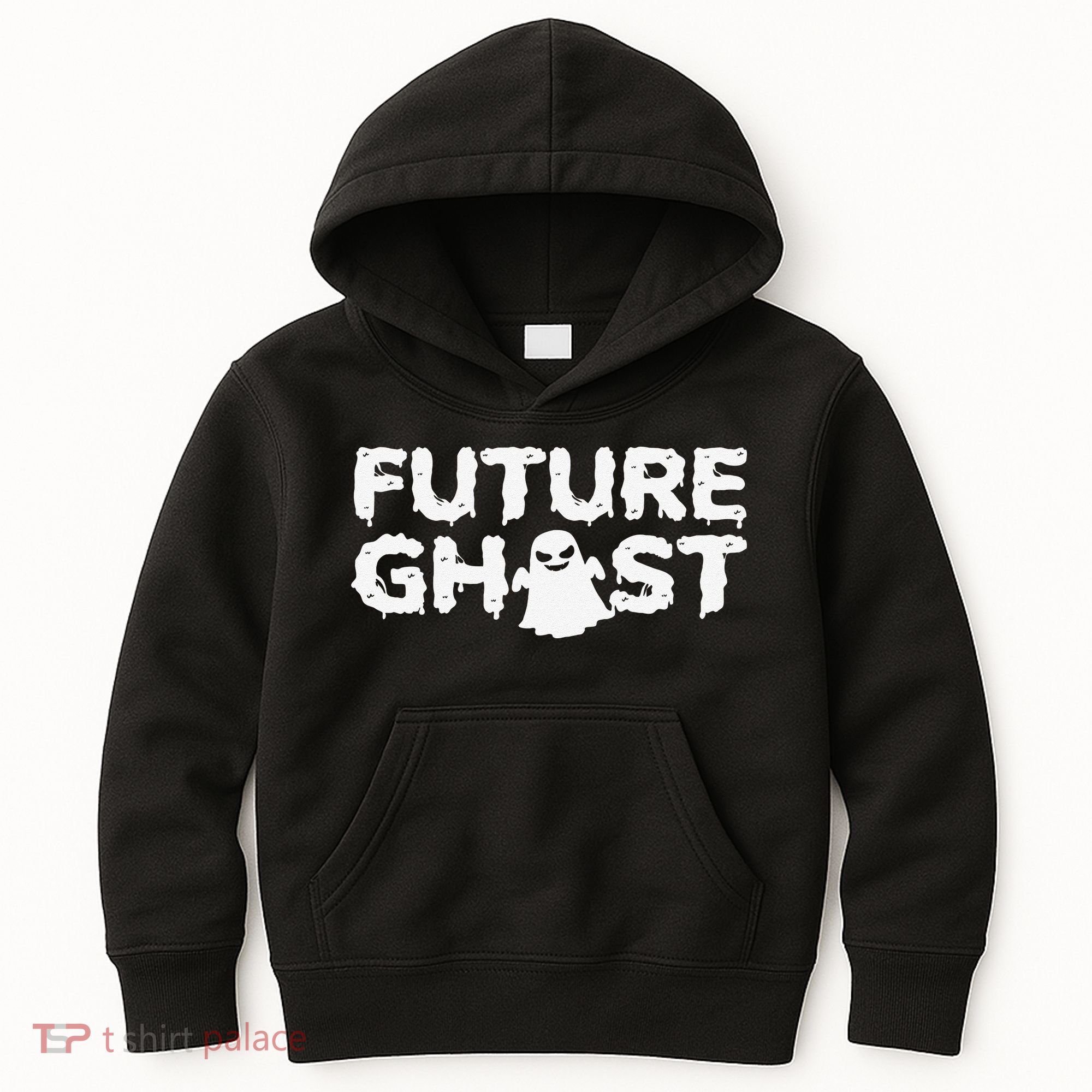 Future Ghost Funny Halloween Boo Spooky Trick Or Treat Kids Hoodie