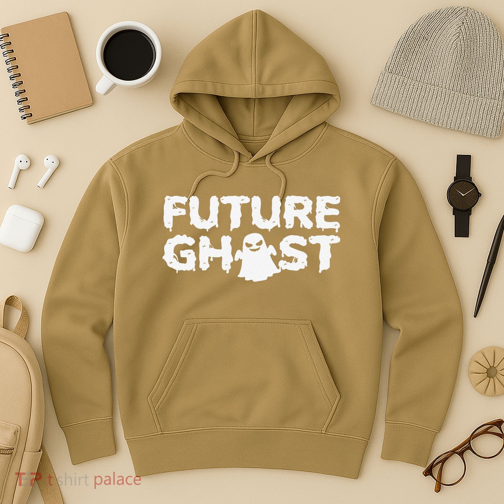 Future Ghost Funny Halloween Boo Spooky Trick Or Treat Hoodie